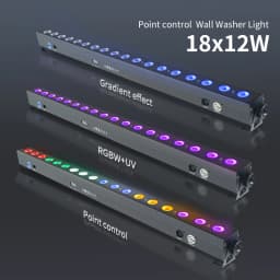 AICPOSE DMX 18x12W LED RGBW LED pixel Wall Washer LED Bar Wall Washer Bar Stage Light Party Wedding Event Lighting