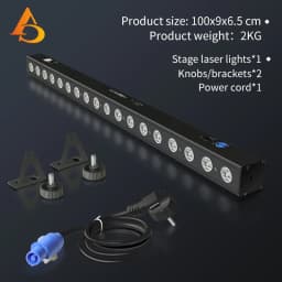 AICPOSE DMX 18x12W LED RGBW LED pixel Wall Washer LED Bar Wall Washer Bar Stage Light Party Wedding Event Lighting
