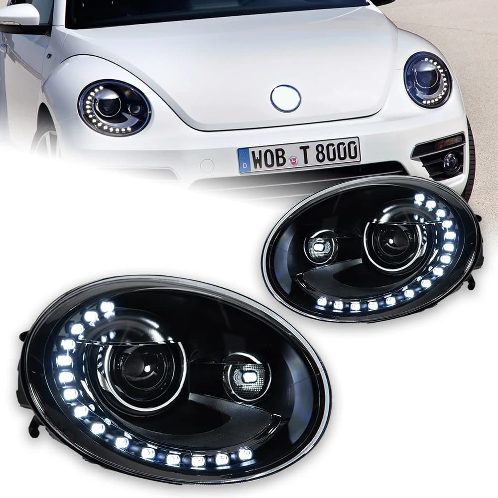 CG LED Projector Headlight With DRL High Low Beam For Volkswagen Beetle 2013-2020