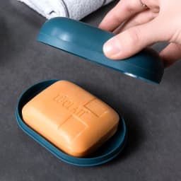 Plastic Bathroom Shower Soap Box With Lids Travel Portable Small Soap Tray Dish Storage Holder Plate Home Soap Container