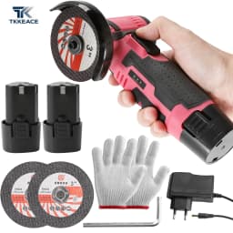 TKKEACE 12V Mini 3 Inch Brushless Electric Angle Grinder Micro Lithium-ion Polisher Diamond Cutting Grinding Machine Men Gift