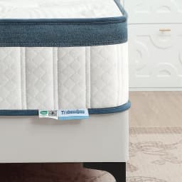 Tribesigns Mattress 90x200x25cm, 7-Zone Pocket Spring Mattress H3 Medium, Orthopedic Spring Mattress with Gel Memory Foam