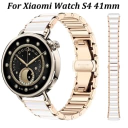 18mm Ceramics Strap For Xiaomi Watch S4 41mm Bracelet For Huawei Watch 5 GT5Pro 42mm GT6 GT5 GT4 41mm Women Band Accessories