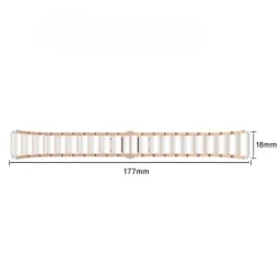 18mm Ceramics Strap For Xiaomi Watch S4 41mm Bracelet For Huawei Watch 5 GT5Pro 42mm GT6 GT5 GT4 41mm Women Band Accessories