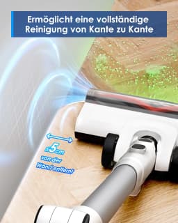 Tineco Pure ONE A50S Cordless Stick Vacuum Cleaner, Flexible Battery-Powered Vacuum 70 Min., 3DSense Power Brush, PureCyclone Technology 1L St