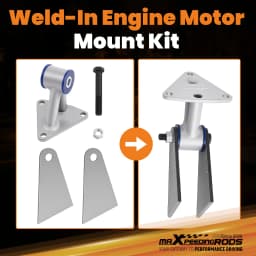 Swap Weld-In Motor Mounts Mounting For Chevy Engine Small & Big Block SBC BBC