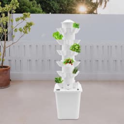 6-Tier Hydroponic Growing System 30 Plant Garden Hydroponics Vertical Growing Kit Soilless Cultivation for Fresh Vegetables