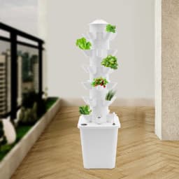 6-Tier Hydroponic Growing System 30 Plant Garden Hydroponics Vertical Growing Kit Soilless Cultivation for Fresh Vegetables