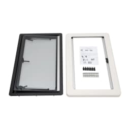 Double-layered Acrylic RV Extrapolated Ventilation Window Multi-angle RV Window for Motorhomes Caravans Campers Trailer 