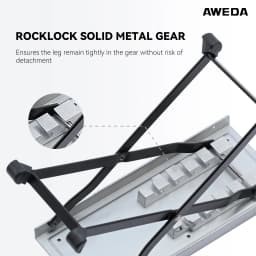 AWEDA Premium Adjustable Guitar Footrest for Classical Guitar – Lightweight Stable and Ultra-Durable