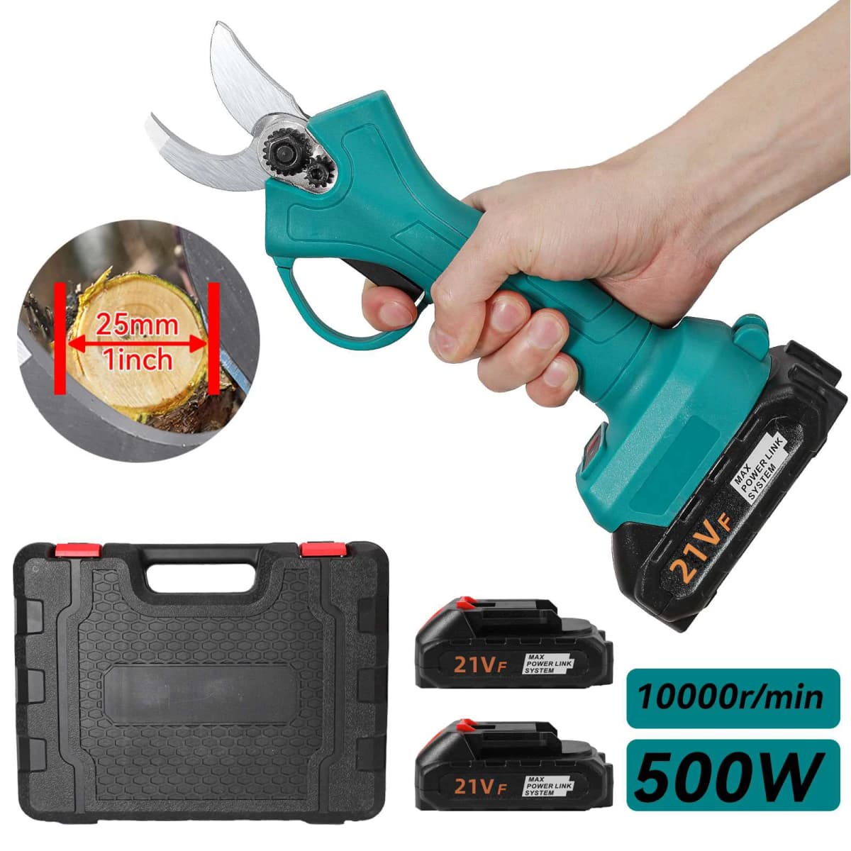 Brushless Electric Pruning Shears Cordless Garden Tool For Fruit Trees Bonsai Compatible With Makita Batteries Cutting Scissors