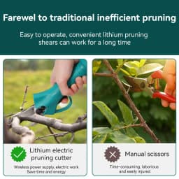 Brushless Electric Pruning Shears Cordless Garden Tool For Fruit Trees Bonsai Compatible With Makita Batteries Cutting Scissors