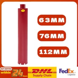 Heavy-duty Drill Bit Commercial Steel 63-112mm for Concrete Stone Durable Diamond Teeth Easy Use Various Sizes