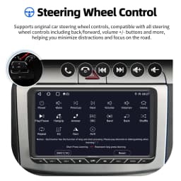 ESSGOO Android 15 Wireless Carplay Car Multimedia Player Car Radio For Volkswagen Skoda Octavia golf 5 touran passat polo Jetta
