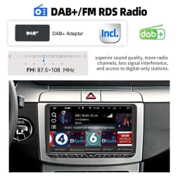 ESSGOO Android 15 Wireless Carplay Car Multimedia Player Car Radio For Volkswagen Skoda Octavia golf 5 touran passat polo Jetta