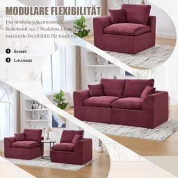 Modern Minimalist Fabric Sofa,soft and Comfortable, Equipped with Pillows, Nordic Style, Suitable for Living Room and Bedroom
