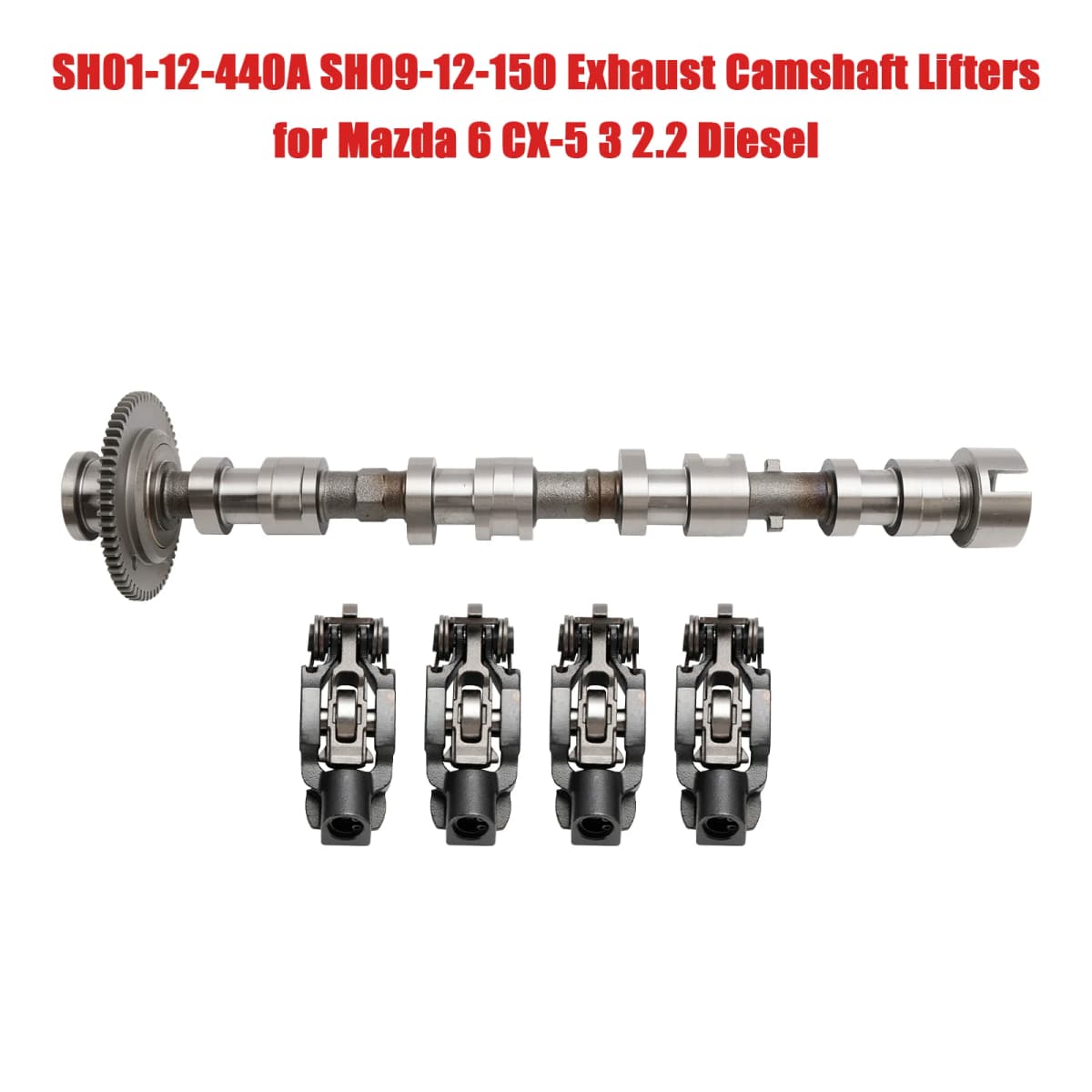 Artudatech SH01-12-440A SH09-12-150 Exhaust Camshaft Lifters for Mazda 6 CX-5 3 2.2 Diesel