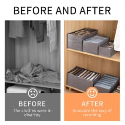 Pants Jeans Storage Box Drawers Organizer for Underwear Bra Socks Wardrobe Clothes Organizer Cabinet T-Shirt Organizers Storage