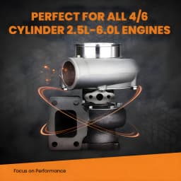 Upgrade T3T4 GT3582 GT30 A/R .70 Cold A/R .63 Compressor Turbine TurboCharger
