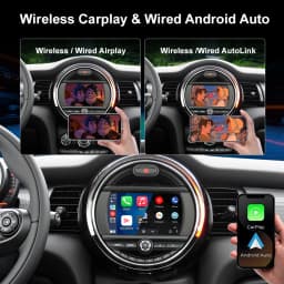 Wireless Android Auto For BMW Car MINI Cooper CIC/NBT R55 R56 R57 R58 R59 R60 R61 F54 F55 Carplay Interface Mirror Link Air Play