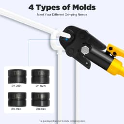 Pipe Press Jaw Crimping Tool TH16-20-26-32 Molds for PEX Aluminum Plastic Pipe Copper Fittings Installation Plumbing Tool