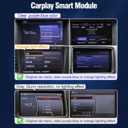 AUTOTOP Wireless CarPlay Retrofit Kit Decoder for Nissan Pathfinder Patrol GTR 370Z Quest 2013-2019 QX60 QX70 Android Auto GPS