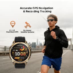 DOOGEE Anywise W1 AI Smart Watch GPS 1.43" AMOLED Display 24Hrs Health Monitoring 5ATM Water Resistance Waterproof Sport Watch