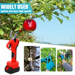 40MM Electric Brushless Pruning Shears Cordless Electric Pruning Battery Powered Tree Branch Pruner Electric Garden Scissors