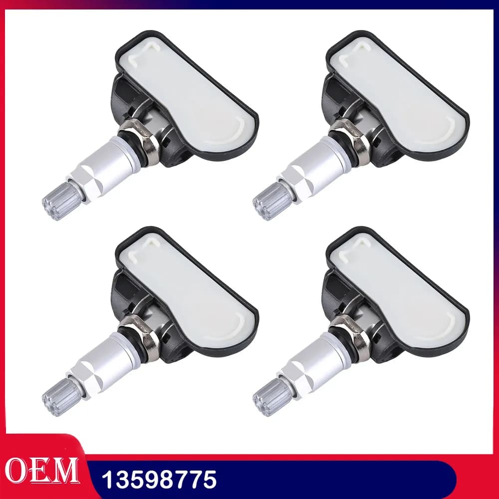 4pcs Tire Pressure Sensors TPMS Compatible for Opel Astra J Insignia Zafira C 13598775 Automobiles, Parts & Accessories