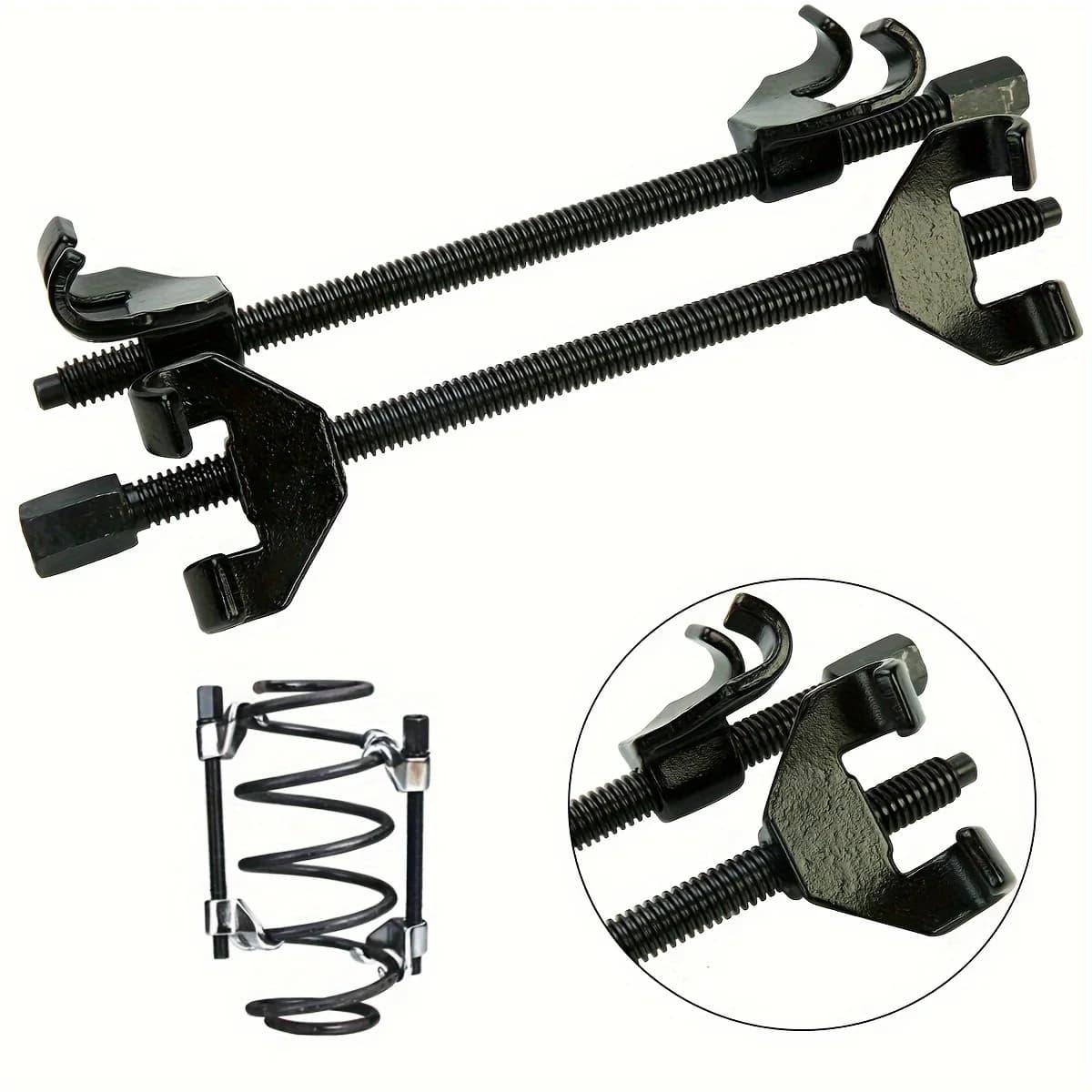 Shock Absorber Spring Compressor Tool Set, Claw Hook for Car Repair and Roll Removal, Manual, Special