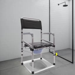 Folding Shower Chair Height Adjustable Bath Safety Seat 175kg Load Shower Folding Toilet Seat For Elderly Disabled Pregnant ect.