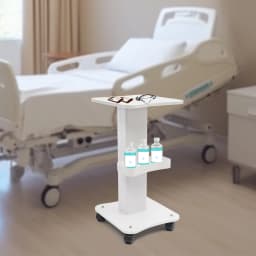 Beauty Cart Mobile Beauty Trolley with Storage Basket Wheels for Salon Hospital Hairdresser Beauty Instrument Storage
