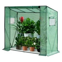 WOLTU Polythene Greenhouse PE Semi-Transparent Flower Vegetables Garden Outdoor Waterproof Tarpaulin Multi-Purpose Plant House