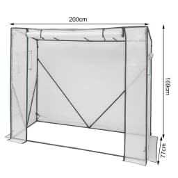 WOLTU Polythene Greenhouse PE Semi-Transparent Flower Vegetables Garden Outdoor Waterproof Tarpaulin Multi-Purpose Plant House