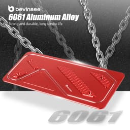 BEVINSEE Foot Rest Pedal Cover LHD for Audi A3 8V RS3 8V, for VW For Golf MK7 MK8 GTI, for SEAT Leon 5F Replaces 5Q1864551A