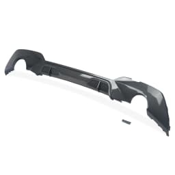 Rear Bumper Lip Spoiler Trim Splitter Diffuser For BMW 3 Series G20 G28 M Sport 2019-2020 Double-Single Round Out Carbon Look