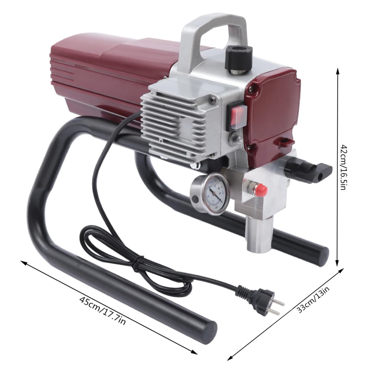 Airless Spray Painting Machine 50 Hz Airless Paint Sprayer 220V Paint Sprayer Paint Spraying Machine Airless Machine Wall Paint Gun