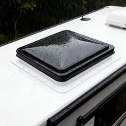 Universal Roof Vent Skylight with Screen Window 14x14 Inch Dustproof And Waterproof for RV Standard Size 42x42 Cm