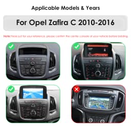 Hizpo 8Core 2Din AI Android 14 Car Radio For Opel zafira C 2010-2016 Car Multimedia GPS 4G Carplay 360Camera By Snapdragon 6115