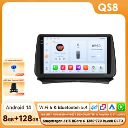 Hizpo 8Core 2Din AI Android 14 Car Radio For Opel zafira C 2010-2016 Car Multimedia GPS 4G Carplay 360Camera By Snapdragon 6115