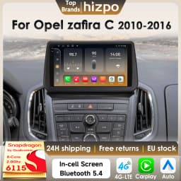 Hizpo 8Core 2Din AI Android 14 Car Radio For Opel zafira C 2010-2016 Car Multimedia GPS 4G Carplay 360Camera By Snapdragon 6115