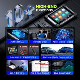 Autel MaxiSYS Elite II PRO Car Diagnostic Scanner Advanced ECU Programming Online Coding Tool, 45+ Services, 2-Year Free Update