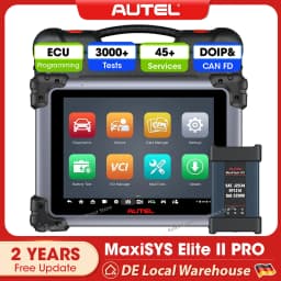 Autel MaxiSYS Elite II PRO Car Diagnostic Scanner Advanced ECU Programming Online Coding Tool, 45+ Services, 2-Year Free Update