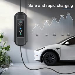 ISIGMA 5M 11KW EU Type 2 Mobile EV Charger 16A IEC 62169 Home Charging EVSE for PHEV EV New Energy Electric Hybrid Cars