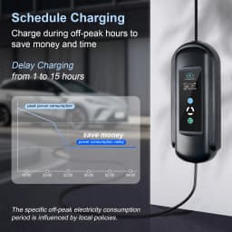 ISIGMA 5M 11KW EU Type 2 Mobile EV Charger 16A IEC 62169 Home Charging EVSE for PHEV EV New Energy Electric Hybrid Cars