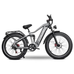 RZOGUWEX S7 Adul tElectric Bicycle E-bike 48V25AH Battery City 26 ”Fat Tire Commuter Electric Bike LCD display