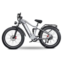 RZOGUWEX S7 Adul tElectric Bicycle E-bike 48V25AH Battery City 26 ”Fat Tire Commuter Electric Bike LCD display