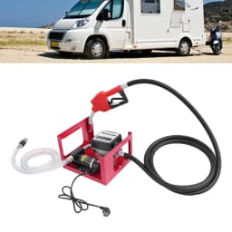 12V/230V High Flow Rate Diesel Transfer Pump, 45/50/60L/Min Diesel Fuel Oil Pump, Adjustable Self Priming Electric Oil Pump Kit
