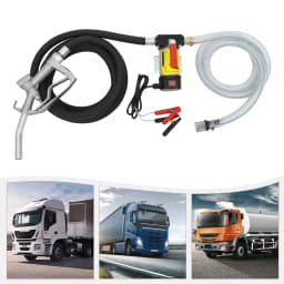 12V/230V High Flow Rate Diesel Transfer Pump, 45/50/60L/Min Diesel Fuel Oil Pump, Adjustable Self Priming Electric Oil Pump Kit