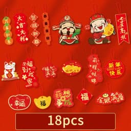 Chinese New Year Hanging Ornament Spring Festival 2026 Decorations Wall Window Hanging Accessories Horse Year Decor
